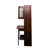 Fold-Out Work Desk In Walnut - Drawer And Shelf For Home Office Functionality Cabinet With Function Storage Inside
