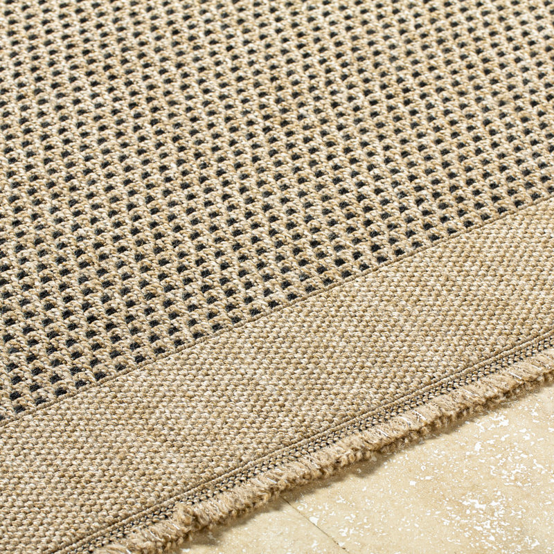 Saraya Boho Jute-Look Beige Brown Area Rug, Rectangle 275 x 200 cm
