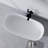 51'' Freestanding Bathtub Resin Stone Soaking Bathtub Solid Surface Modern Tubs With Overflow