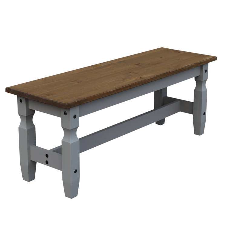 Solid Wood Bench, 45 x 120 x 38cm
