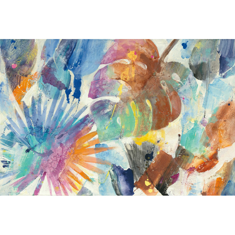 Palmier abstrait, H 24 po x l 36 po x P 1,25 po