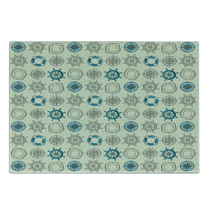 Planche à découper en verre trempé Ambesonne
