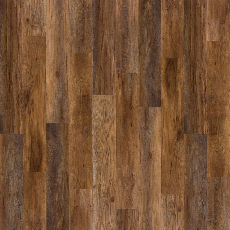 WallArt Wood Look Planks BarnWood Oak, Oak Umber Brown