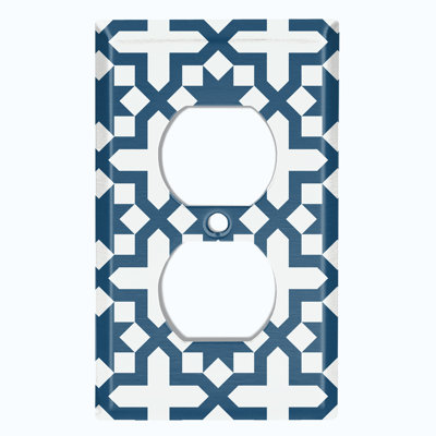 Patterned 1 - Gang Standard Wall Plate