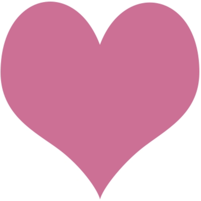 Heart Icon - Wrapped Canvas Print, 30cm H x 30cm W x 3.8cm D