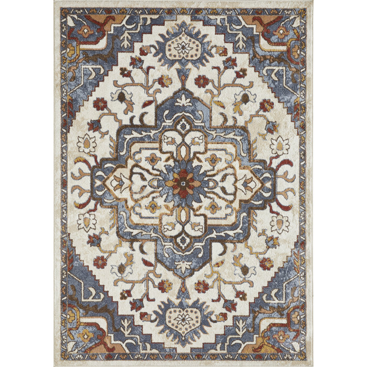 Raaya Washable Floral Indoor Rug