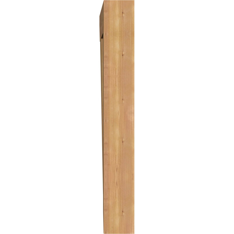 H 5,5 l, Cèdre rouge de l'Ouest lisse, L 5 1/2 po x P 36 po x H 42 po