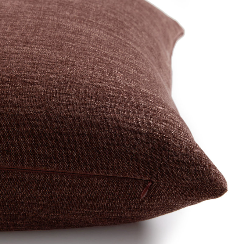 Mirelle Bolster Pillow Cover & Insert, Laughlin Plum, Square 24"