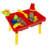 Water Table with Lid and Toys - Playset with 2 Sensory Bins for Sand or Water - Toddler Activity Set for Beach, Backyard or Classroom by Hey Play