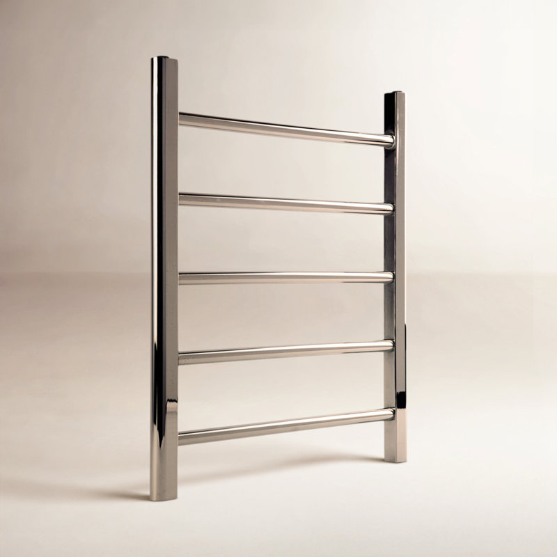 Ryton Wall Mount Electric Towel Warmer, 26" H x 24" W x 5.19" D, Polished Nickel