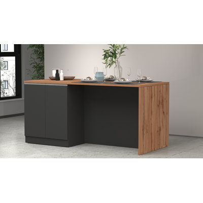 Sadrac Wood Kitchen Island