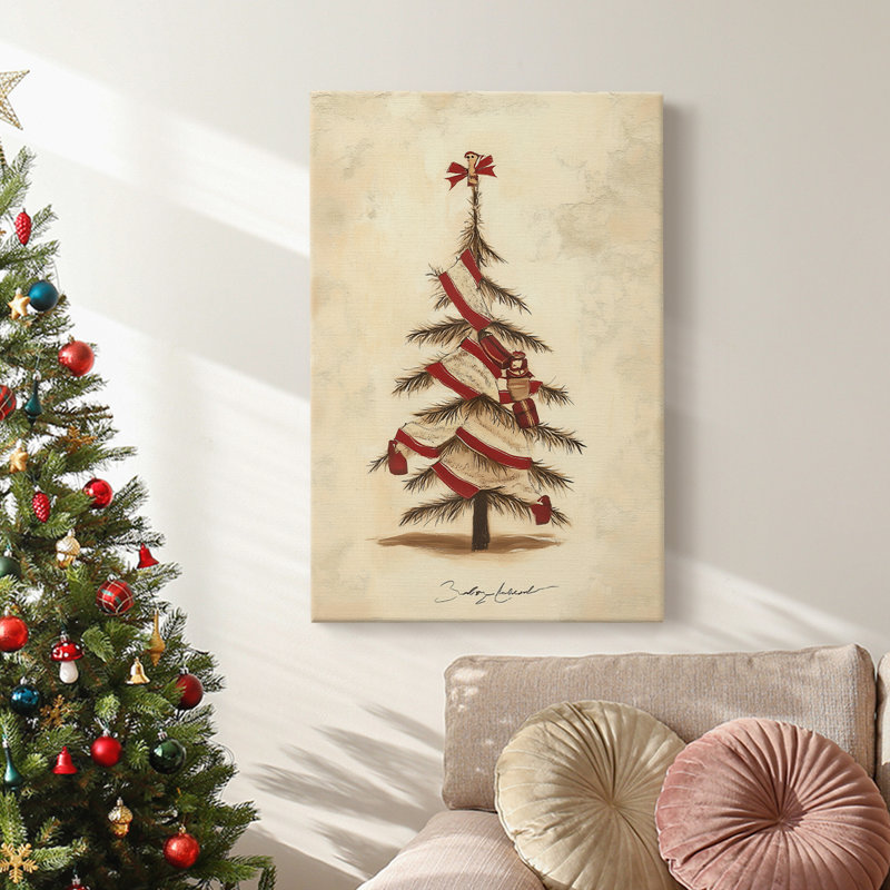 Art des Fêtes de Noël - Toile tendue avec châssis CDLX III, H 27 po x l 18 po