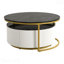 Table basse gigogne moderne avec tiroir 27,6 po Modern
