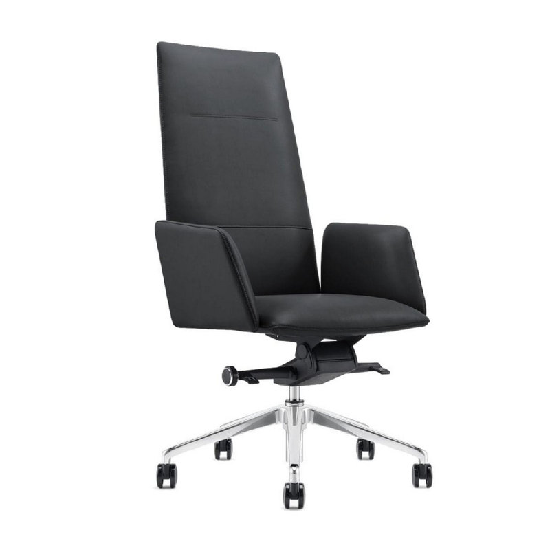 Executive Chair with Headrest, Black
