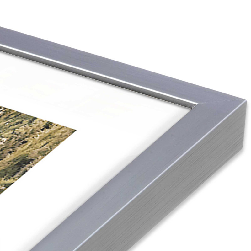 Impression sur toile Toscan Road Trip, sans cadre, Cadre en chrome poli, H 15,25 po x l 12,25 po x P 1,25 po