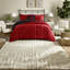 Ensembles de literie en sherpa douillet, peluche en polyester, style chalet pour la maison