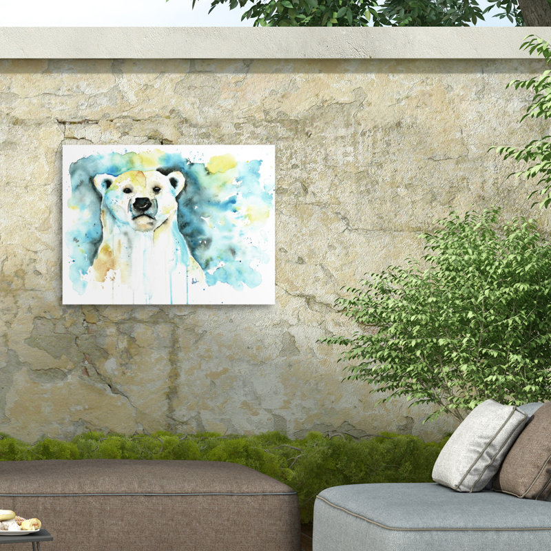 Lisa Whitehouse, ours polaire - toile extérieure Boss, 14" H x 19" W