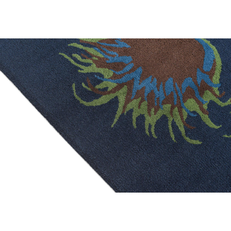 Tapis carré bleu marine Odenton