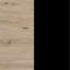 CORNER CHEST OF DRAWERS WITH SLATS CALI C-12