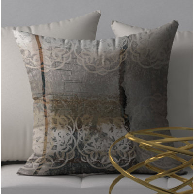 Abstract Reversible Throw Pillow