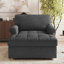Chaise longue en tissu de coton respirant pour le salon, la chambre à coucher-1174858778