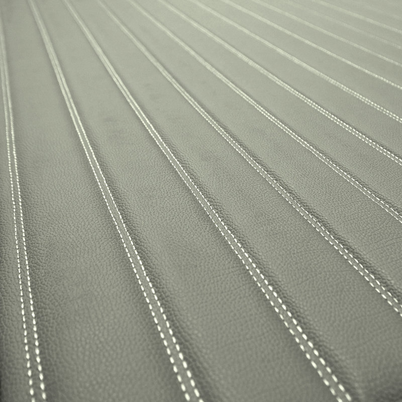 Tapis de porte antidérapant, Gris, L 14 po x l 40 po