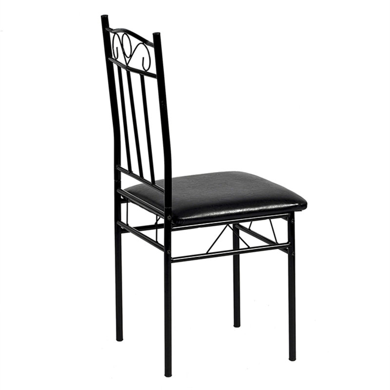 Ensemble repas pour quatre personnes, Noyer, Noir
