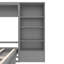 Lit escamotable avec rangement réglable, cadre de lit mural grand format, plateforme pliable pour petits espaces, conception multifonctionnelle et peu encombrante