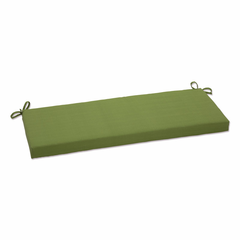 Renel Outdoor 3'' Bench Seat Cushion, Green