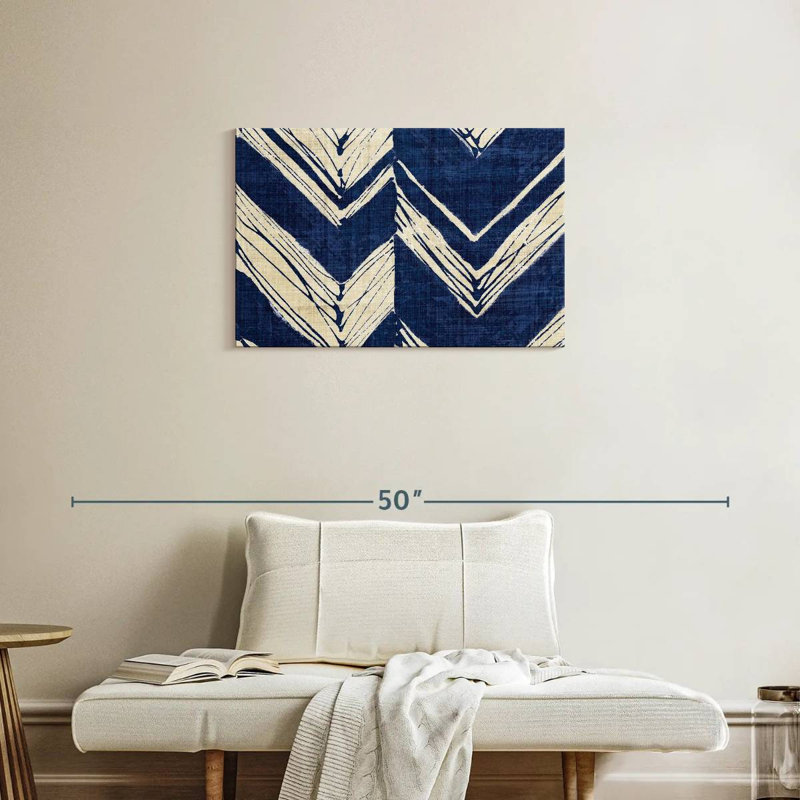 Batik indigo Kerner II, H 20 po x l 30 po
