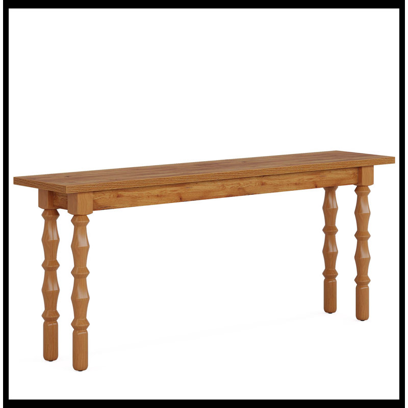 70.9" Console Table, Wood Sofa Table Behind Couch