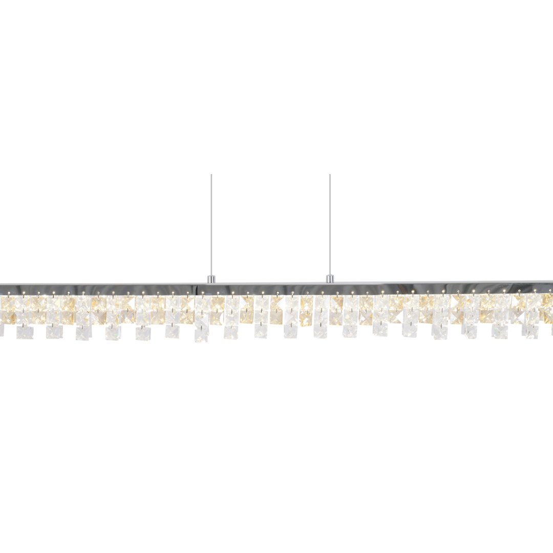 - Light Chrome LED Kitchen Island Pendant