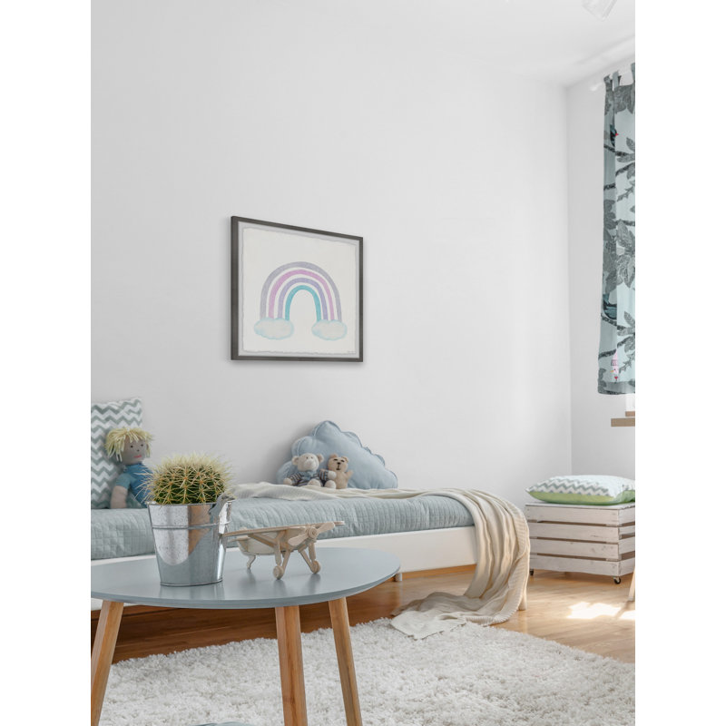 'Try To Be A Rainbow' Framed Print, 32" H x 32" W x 1.5" D