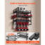 Rangement mural pour outils électriques à 4 niveaux, organisateur pour outils de garage pour atelier