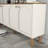 Modern Wall-Mounted Console Table, Cream Finish, 70.9 x 33.1 x 13.8 inches | 100% Melamine Coated Particle Board, Thickness: 0.7 inches | Multiple Shelves, Space-Saving Design for Stylish Home Décor-588475850