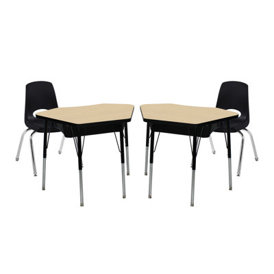 Laminate 30 in. h x 36 in. w Classroom Desk & Chair Package