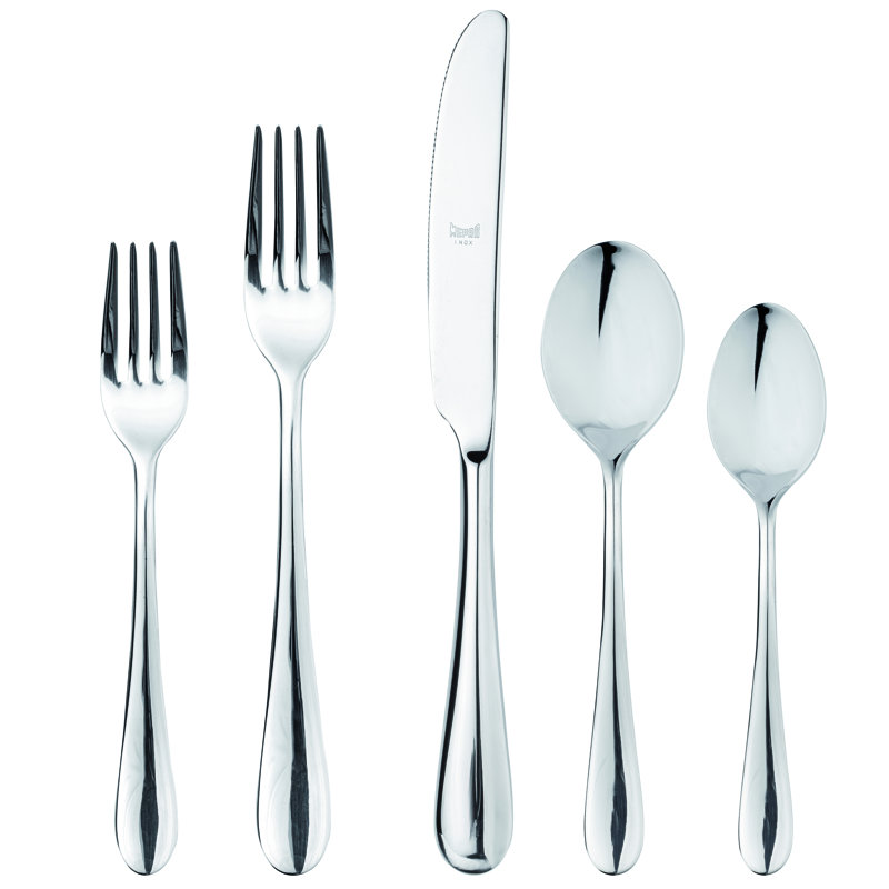 Natura 20 - Piece Stainless Steel Flatware Set - Service for 4, Silver