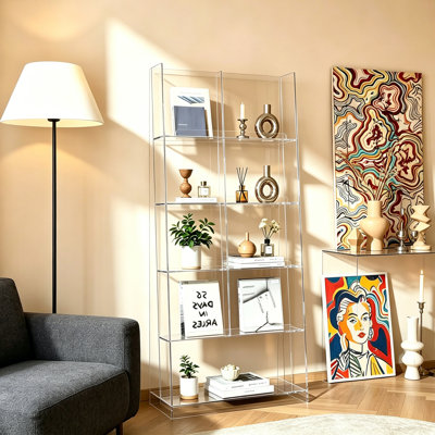 Acrylic Magazine Simple Reading Storage Bookshelf