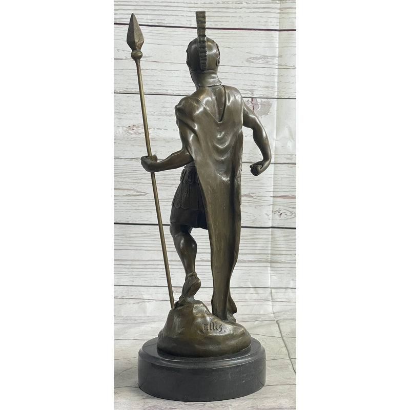 Figurine chevalier rétro Dalou