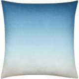 Deadra Ombre Linen Reversible Throw Pillow