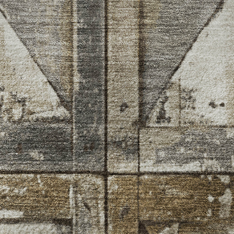 Premium Machine Washable Mayfield AMF1876 Geometric Rug, Rectangle 8' x 10'