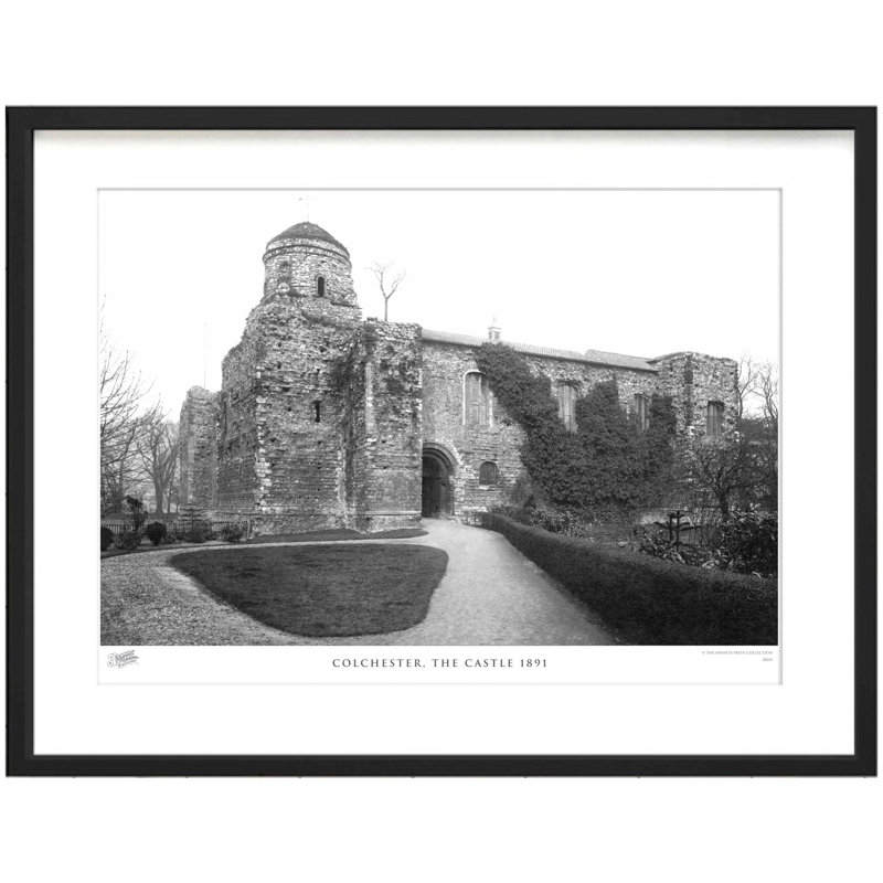 Colchester, The Castle 1891 by Francis Frith - Single Picture Frame Print, 45cm H x 60cm W x 2.3cm D