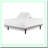 AdjustaSplit 400 Thread Count Cotton Top Split Fitted Sheet - 1 PC - Half Split Down 34 Inches - Adjustable Beds - Split Fitted Sheet Only-116387287-116387289
