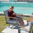 5 Pieces Outdoor Conversation Set With 4 Rockers And 6" Thick Cushions-1649690803