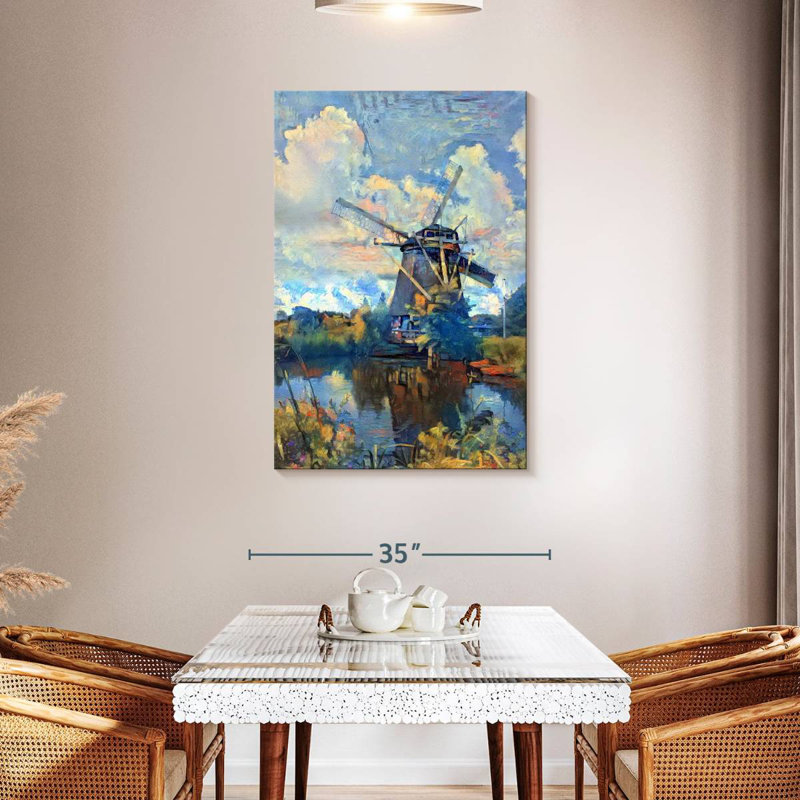Lilie Amsterdam Windmill, 45" H x 30" W