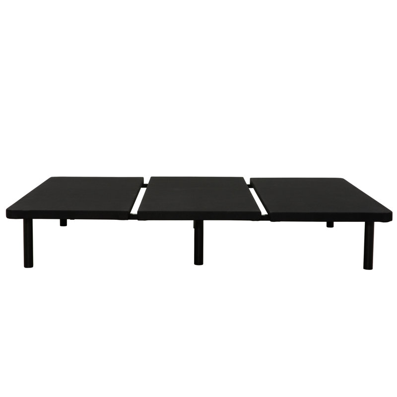  Structure de lit plateforme en métal Zenbase H 12 "avec pieds réglables, sans sommier, très grand, Très grand