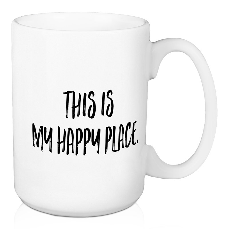 Grande tasse à café my happy place Comfrey
