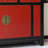 New Chinese Style Solid Wood Entryway Cabinet