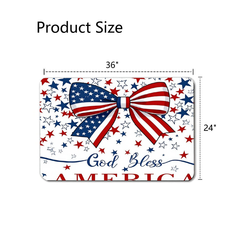 Tapis de sol 24 x 36 pouces Flag Bow