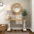 Amesbury Handmade Bamboo Round Wall Mirror-1783086469